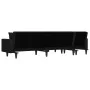 Sofá cama en forma de L tela negro 275x140x70 cm de vidaXL, Sofás - Ref: Foro24-3157234, Precio: 435,82 €, Descuento: %