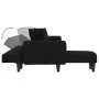 Sofá cama en forma de L tela negro 275x140x70 cm de vidaXL, Sofás - Ref: Foro24-3157234, Precio: 435,82 €, Descuento: %