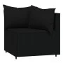 Garden corner sofas with cushions 2 pcs black synthetic rattan by vidaXL, Outdoor sofas - Ref: Foro24-319790, Price: 164,87 €...