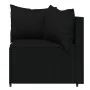 Garden corner sofas with cushions 2 pcs black synthetic rattan by vidaXL, Outdoor sofas - Ref: Foro24-319790, Price: 164,87 €...