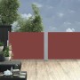 Toldo lateral retráctil marrón 100x1000 cm de vidaXL, Sombrillas - Ref: Foro24-48475, Precio: 120,33 €, Descuento: %