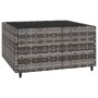 Set de muebles de jardín 4 pzas y cojines ratán sintético gris de vidaXL, Sofás de exterior - Ref: Foro24-319847, Precio: 235...
