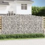 Cestas de gaviones 3 uds forma de arco hierro 400x30x200/220 cm en Macetas y jardineras | Comprar online en Foru.es