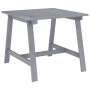 Mesa de comedor de jardín madera maciza acacia gris 88x88x74 cm de vidaXL, Mesas de jardín - Ref: Foro24-312410, Precio: 114,...