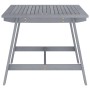 Mesa de comedor de jardín madera maciza acacia gris 88x88x74 cm de vidaXL, Mesas de jardín - Ref: Foro24-312410, Precio: 114,...