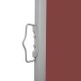 Toldo lateral retráctil marrón 100x1000 cm de vidaXL, Sombrillas - Ref: Foro24-48475, Precio: 120,33 €, Descuento: %
