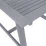 Mesa de comedor de jardín madera maciza acacia gris 88x88x74 cm de vidaXL, Mesas de jardín - Ref: Foro24-312410, Precio: 114,...