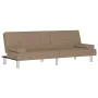 Schlafsofa aus Cappuccino-Kunstleder mit Getränkehalter von vidaXL, Sofas - Ref: Foro24-351929, Preis: 296,96 €, Rabatt: %