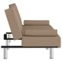 Schlafsofa aus Cappuccino-Kunstleder mit Getränkehalter von vidaXL, Sofas - Ref: Foro24-351929, Preis: 296,96 €, Rabatt: %