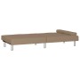 Sofá cama con portavasos cuero sintético color capuchino de vidaXL, Sofás - Ref: Foro24-351929, Precio: 301,08 €, Descuento: %