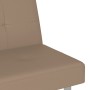 Sofá cama con portavasos cuero sintético color capuchino de vidaXL, Sofás - Ref: Foro24-351929, Precio: 301,08 €, Descuento: %