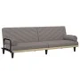 Sofá cama con reposabrazos tela gris taupe de vidaXL, Sofás - Ref: Foro24-351936, Precio: 278,86 €, Descuento: %