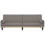Sofá cama con reposabrazos tela gris taupe de vidaXL, Sofás - Ref: Foro24-351936, Precio: 284,10 €, Descuento: %