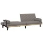 Sofá cama con reposabrazos tela gris taupe de vidaXL, Sofás - Ref: Foro24-351936, Precio: 278,86 €, Descuento: %