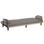 Sofá cama con reposabrazos tela gris taupe de vidaXL, Sofás - Ref: Foro24-351936, Precio: 284,10 €, Descuento: %