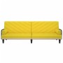 Sofá cama con reposabrazos tela amarillo claro de vidaXL, Sofás - Ref: Foro24-351935, Precio: 278,37 €, Descuento: %