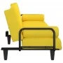Sofá cama con reposabrazos tela amarillo claro de vidaXL, Sofás - Ref: Foro24-351935, Precio: 273,18 €, Descuento: %