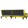 Sofá cama con reposabrazos tela amarillo claro de vidaXL, Sofás - Ref: Foro24-351935, Precio: 278,37 €, Descuento: %