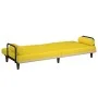 Sofá cama con reposabrazos tela amarillo claro de vidaXL, Sofás - Ref: Foro24-351935, Precio: 273,18 €, Descuento: %