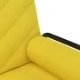 Sofá cama con reposabrazos tela amarillo claro de vidaXL, Sofás - Ref: Foro24-351935, Precio: 273,18 €, Descuento: %