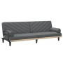 Sofá cama con reposabrazos tela gris oscuro de vidaXL, Sofás - Ref: Foro24-351932, Precio: 284,22 €, Descuento: %