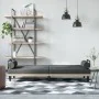 Sofá cama con reposabrazos tela gris oscuro de vidaXL, Sofás - Ref: Foro24-351932, Precio: 279,55 €, Descuento: %