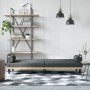 Sofá cama con reposabrazos tela gris oscuro de vidaXL, Sofás - Ref: Foro24-351932, Precio: 284,22 €, Descuento: %