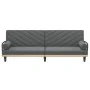 Sofá cama con reposabrazos tela gris oscuro de vidaXL, Sofás - Ref: Foro24-351932, Precio: 279,55 €, Descuento: %