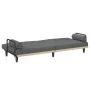 Sofá cama con reposabrazos tela gris oscuro de vidaXL, Sofás - Ref: Foro24-351932, Precio: 279,55 €, Descuento: %