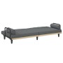 Sofá cama con reposabrazos tela gris oscuro de vidaXL, Sofás - Ref: Foro24-351932, Precio: 284,22 €, Descuento: %