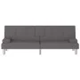 Sofá cama con portavasos cuero sintético gris by vidaXL, Sofas - Ref: Foro24-351928, Price: 296,04 €, Discount: %