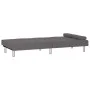 Sofá cama con portavasos cuero sintético gris by vidaXL, Sofas - Ref: Foro24-351928, Price: 296,04 €, Discount: %