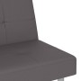 Sofá cama con portavasos cuero sintético gris de vidaXL, Sofás - Ref: Foro24-351928, Precio: 317,47 €, Descuento: %