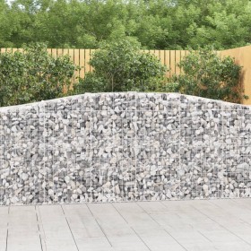 Cestas de gaviones 15 uds forma de arco hierro 400x50x100/120cm en Macetas y jardineras | Comprar online en Foru.es