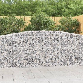 Cestas de gaviones 15 uds forma de arco hierro 400x50x100/120cm en Macetas y jardineras | Comprar online en Foru.es