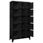 Taquilla de acero negro 90x40x180 cm de vidaXL, Taquillas y armarios de almacenamiento - Ref: Foro24-339822, Precio: 334,48 €...