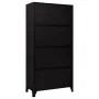 Taquilla de acero negro 90x40x180 cm de vidaXL, Taquillas y armarios de almacenamiento - Ref: Foro24-339822, Precio: 341,21 €...