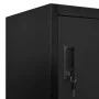 Taquilla de acero negro 90x40x180 cm de vidaXL, Taquillas y armarios de almacenamiento - Ref: Foro24-339822, Precio: 341,21 €...