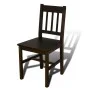 Mesa de comedor y 4 sillas madera marrón de vidaXL, muebles para cocinas y comedores - Ref: Foro24-241221, Precio: 304,38 €, ...