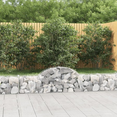 Cestas de gaviones 30 uds forma de arco hierro 200x30x40/60 cm en Macetas y jardineras | Comprar online en Foru.es