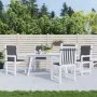 Cojín silla jardín respaldo bajo 4 uds tela Oxford antracita de vidaXL, Cojines para sillas y sofás - Ref: Foro24-47549, Prec...
