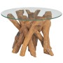 Mesa de centro de madera maciza de teca 60 cm de vidaXL, Mesas de centro - Ref: Foro24-243473, Precio: 214,47 €, Descuento: %