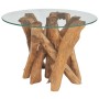 Mesa de centro de madera maciza de teca 60 cm de vidaXL, Mesas de centro - Ref: Foro24-243473, Precio: 214,47 €, Descuento: %