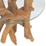 Mesa de centro de madera maciza de teca 60 cm de vidaXL, Mesas de centro - Ref: Foro24-243473, Precio: 214,47 €, Descuento: %