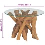 Mesa de centro de madera maciza de teca 60 cm de vidaXL, Mesas de centro - Ref: Foro24-243473, Precio: 214,47 €, Descuento: %