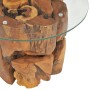 Mesa de centro de madera flotante de teca maciza 60 cm de vidaXL, Mesas de centro - Ref: Foro24-243474, Precio: 155,19 €, Des...