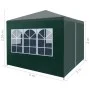 Carpa para celebraciones verde 3x3 m de vidaXL, Carpas y cenadores - Ref: Foro24-45099, Precio: 77,83 €, Descuento: %