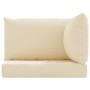 Cojines para palets 3 unidades tela Oxford beige de vidaXL, Cojines para sillas y sofás - Ref: Foro24-315067, Precio: 61,66 €...
