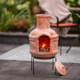 RedFire Chimenea Lima arcilla paja 86033 de RedFire, Chimeneas - Ref: Foro24-411834, Precio: 151,52 €, Descuento: %