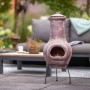 RedFire Chimenea Salamanca rojo oscuro 36x36x85 cm arcilla de RedFire, Chimeneas - Ref: Foro24-423893, Precio: 166,74 €, Desc...